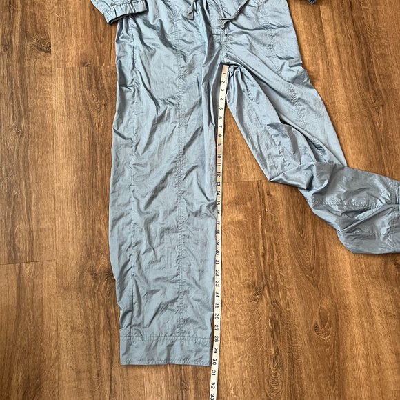 NEW Free People Movement Golden Hour One Piece Jumpsuit Coverall Nylon Blue Sz M - Picture 12 of 16